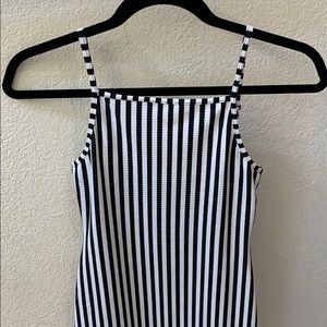 MINKPINK Sexy tight black and white dress